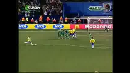 Brazil - South Africa Confederation cup Daniel Alves Goooooool