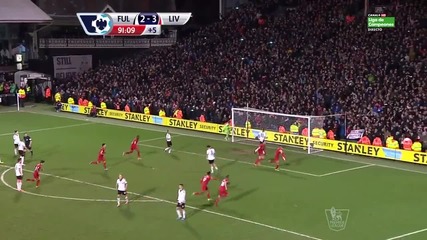 (2014) Фулъм - Ливърпул (2-3) Gerrard - Дузпа