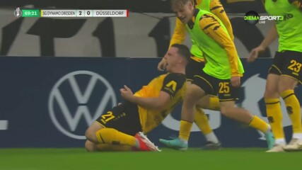 Динамо Дрезден - Фортуна Дюселдорф 2:0 /репортаж/
