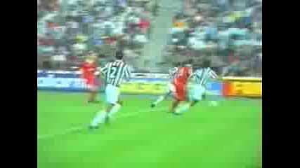 Cska - Juventus 1994 Mihtarski 1st goal 