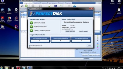 Perfectdisk 14.0 Pro + Лиценз - Програма за дефрагментация на диска