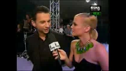 Dave Gahan На Червения Килим MTV EMA 07