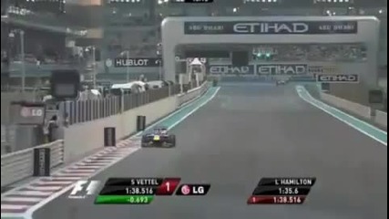 F1 Гран при на Абу Даби 2011 - избрани моменти от квалификациите [hd]