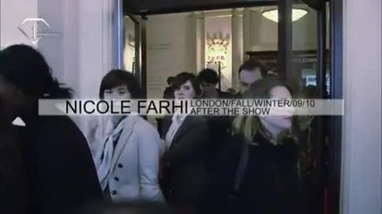 fashiontv Ftv.com - London F W 09 10 - Nicole Farhi After The Show 