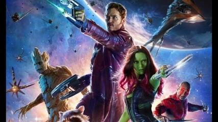 Страхотен плакат на филма Пазителите на Галактиката (2014)