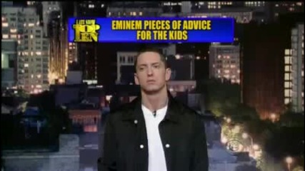 Eminem s Top Ten Pieces Of Advice for the Kids (david Letterman full) 