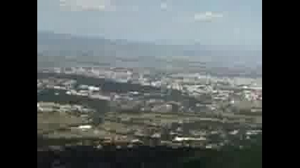 софия гледане от витоша 1500м. наморска височина