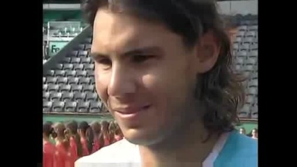 2007 French Open Trophy Ceremony