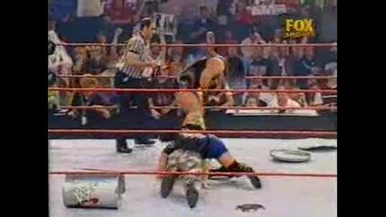 W W F Raw is War - Rhino vs Crash ( Hardcore Championship Match) 