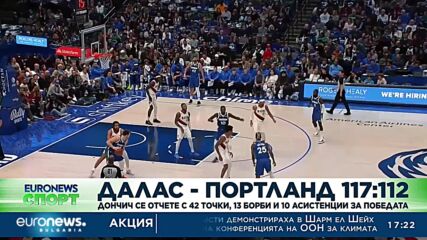 Спортни новини, 13.11.2022 - вечерна емисия