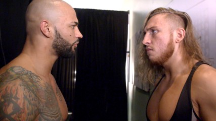 Pete Dunne and Ricochet blame each other for their loss: WWE.com Exclusive, Aug. 29, 2018