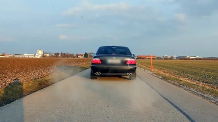 Bmw 740i Звук и Ускорение