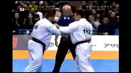 The 9th World Open Karate Tournament 2007 - Uchida vs Damyanov 