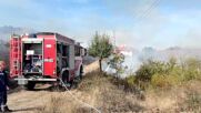 Голям пожар избухна край вилната зона на село Изворище