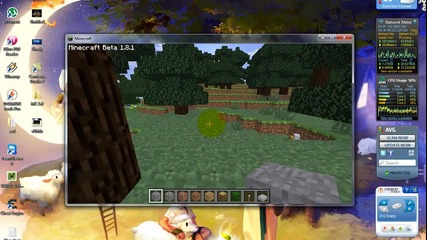 Minecraft 1.8 Как да летим и да спринтираме [бг Аудио] *hd*