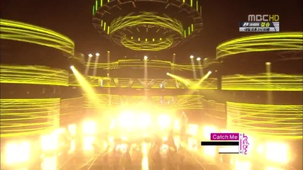 (hd) Tvxq - Catch Me ~ Music Core (13.10.2012)