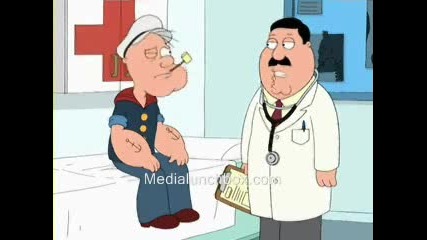 Popeye On Family Guy