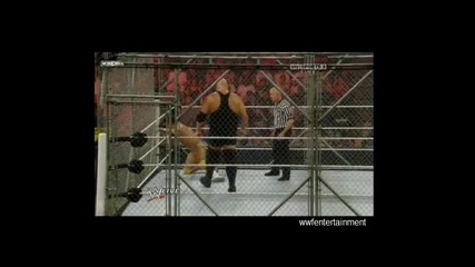 Alberto Del Rio vs Big Show Steel Cage
