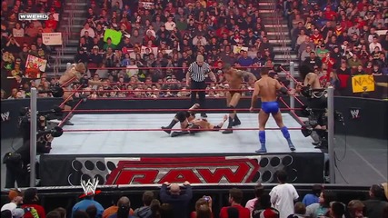 Batista & Triple H vs Randy Orton, Cody Rhodes & Manu