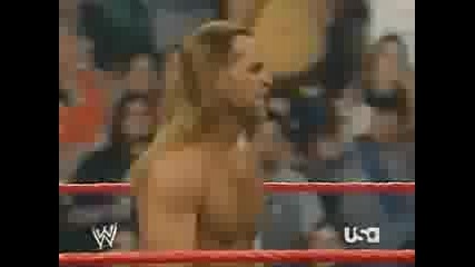 Shawn Michaels give sweet chin music to mr kennedy