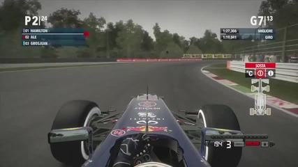 F1 2012 Gameplay Monza Red Bull