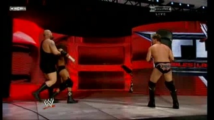 T L C 2009 D X vs Jeri - Show 1/2 [ Unified tag team T L C championship ] hq!