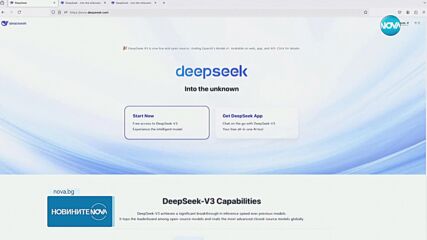 Работи DeepSeek на български език