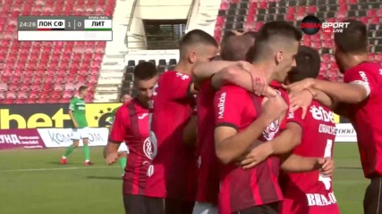 Локомотив София - Литекс 2:0 /първо полувреме/