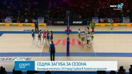 България загуби от Сърбия в Лигата на нациите за жени