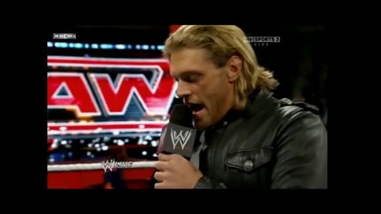 Wwe Raw 04 11 11 Edge казва сбогом ! 