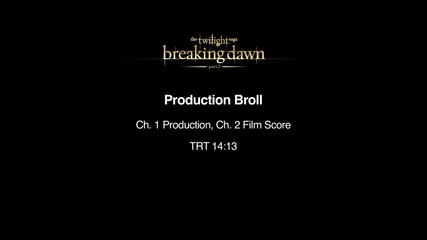 Breaking Dawn Part 2 B-roll Video Part # 1