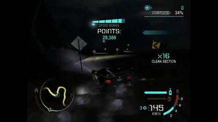 Need For Speed Carbon Drift 1, 000, 000 Points 