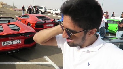 Lamborghini Racing with Friends !! Rich Kids of Dubai !!