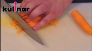 Как да нарежем морков на кубчета 