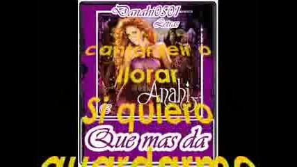 Anahi - Que mas da letra 