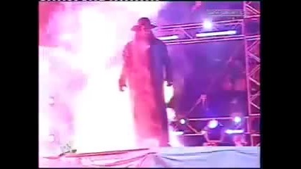 Undertaker scaring John Cena