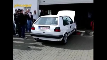 Vw Golf mk2 Vr6 Turbo on Dyno