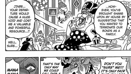 One Piece Manga - 830 Не Who Gets Bet On Jinbe vs Big Mom