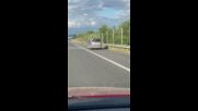 Шофиране в аварийна лента на АМ “Хемус”