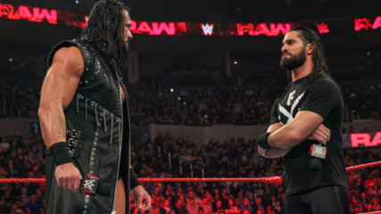 Seth Rollins and Drew McIntyre trade words before their match: Raw, Jan. 21, 2019
