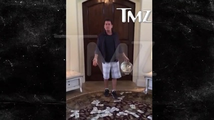 Charlie Sheen -- Ice Bucket Challenge with a Big Twist
