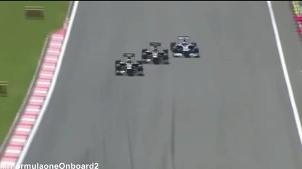 F1 Гран при на Турция 2011 - катастрофата на Schumaher и Petrov Hd
