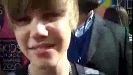 Justin Bieber Interview at the Kids Choice Awards 2010