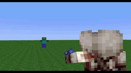 Стреляне в Minecraft (авторска Minecraft анимация)