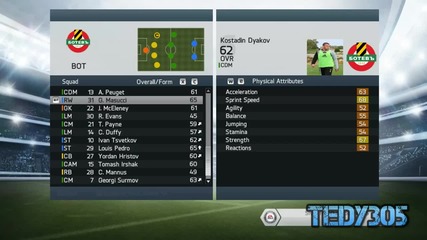 Fifa 14-ботев Пловдив в Англия- 9 еп
