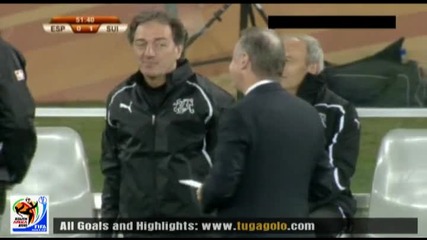 Сензация Испания 0:1 Швейцария с гол на Желсон Фернандеш 