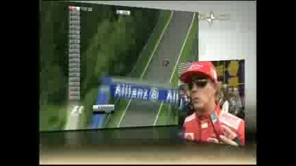 Kimi post - qualifying Belgium 2009