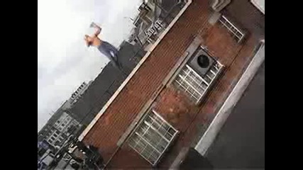Parkour death stunts