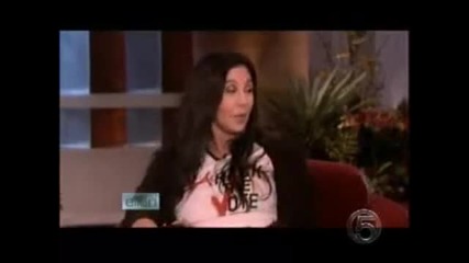 Cher on Ellen Show - Part 2