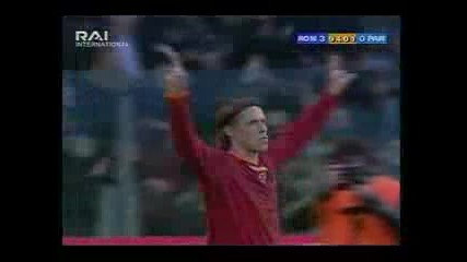 Roma - Parma 3:0 Taddei Goal